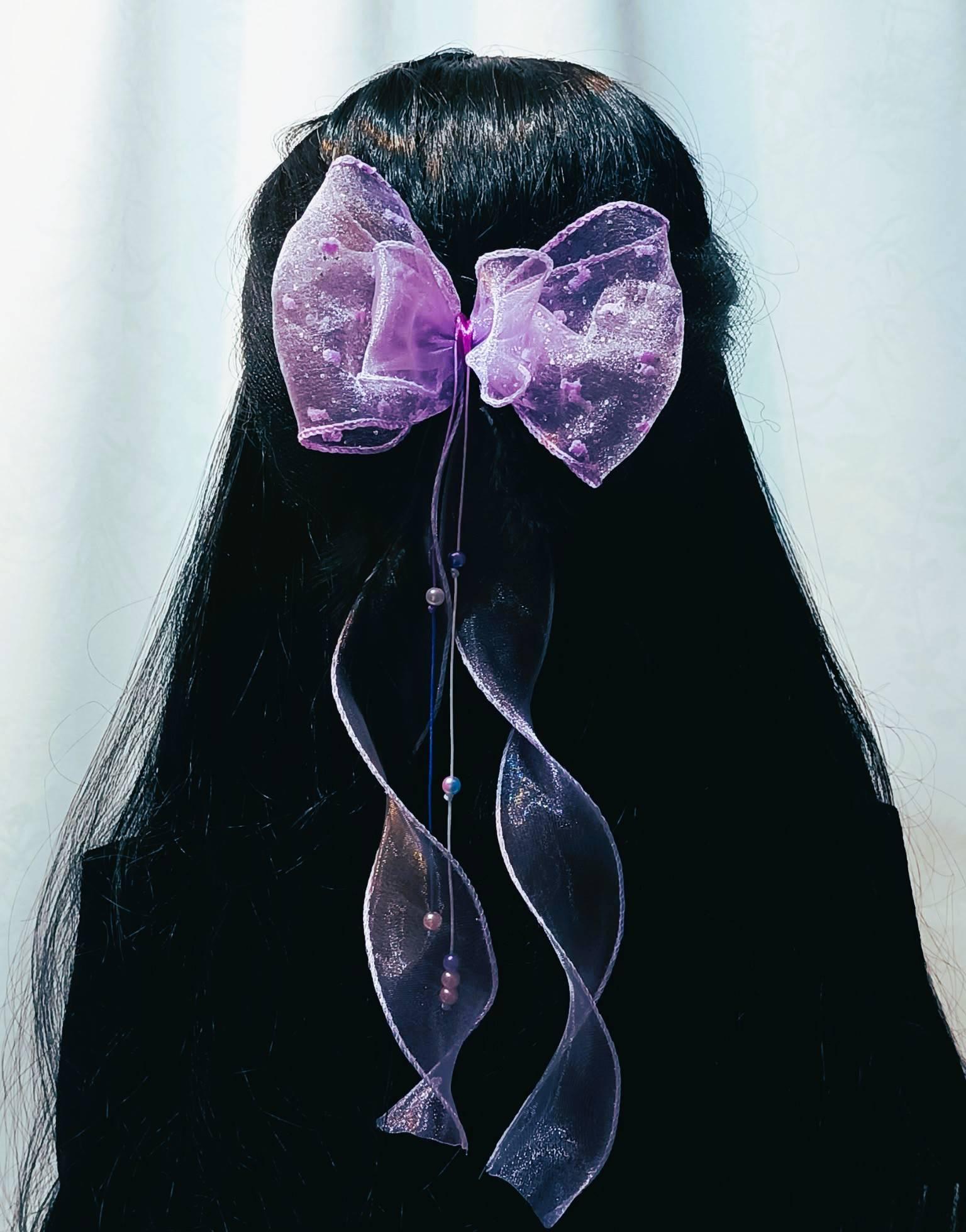 Bajkowa kokarda Liliowa Fantazja / Fairytale Bow: Lilac Fantasy K-6 3