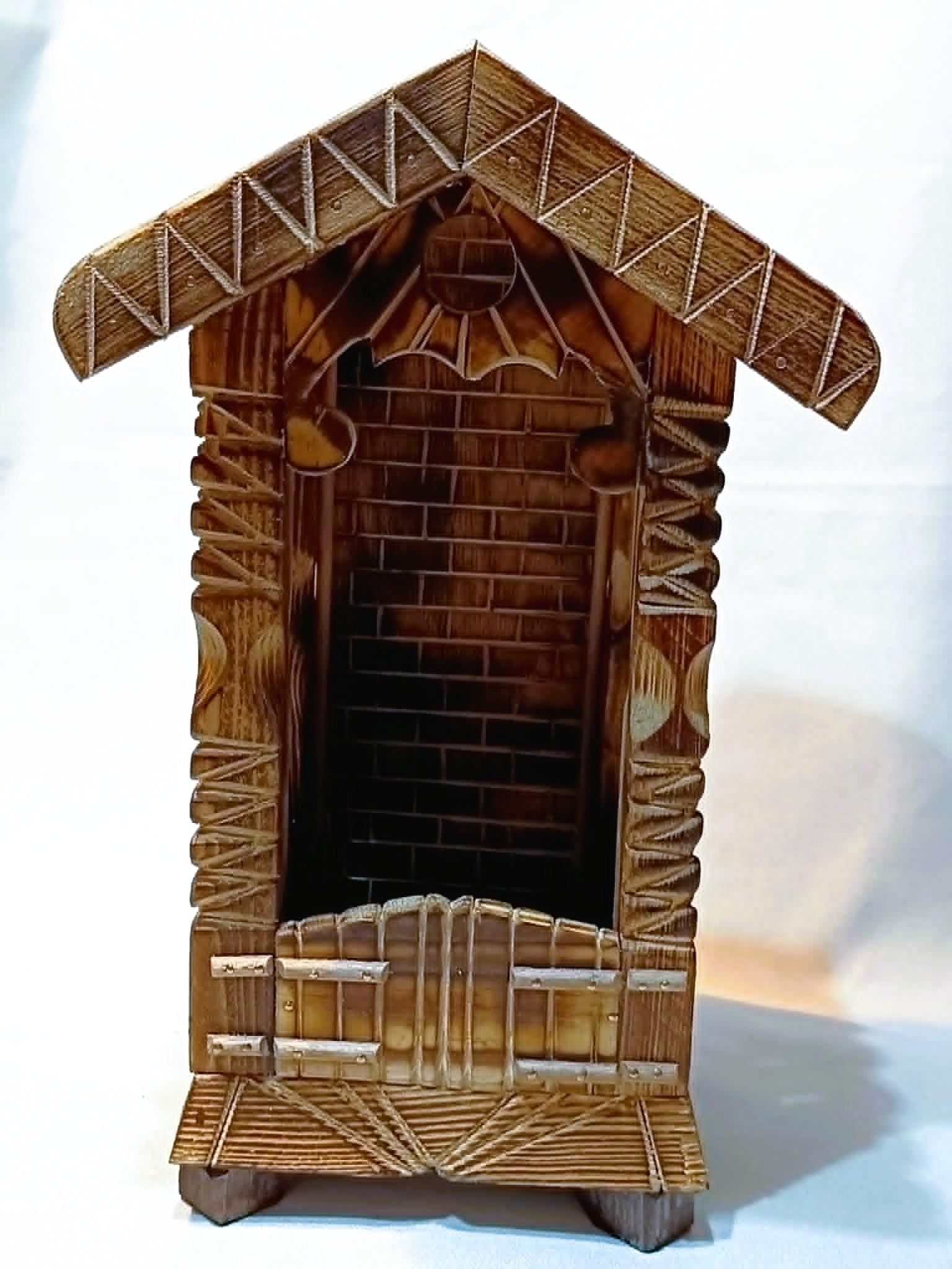 Drewniana, rustykalna kapliczka #2 / Wooden, rustic shrine #2 2