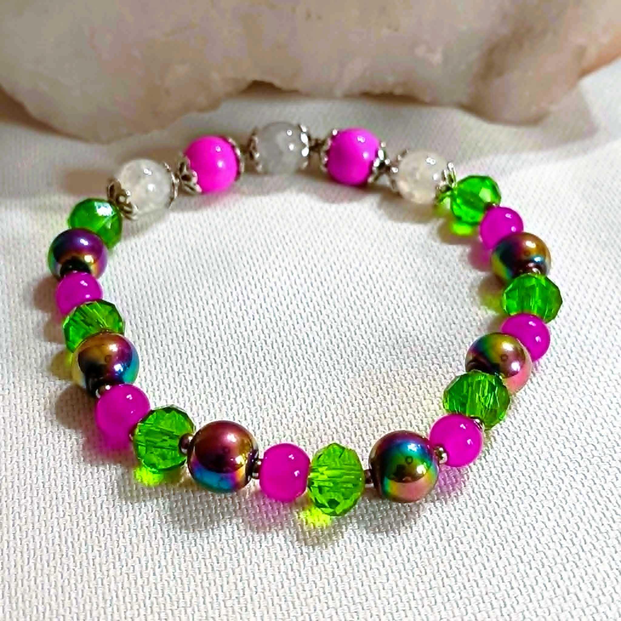 Bransoletka "Szmaragdowy Oddech" / "Emerald Breath" Bracelet BRH#016 0