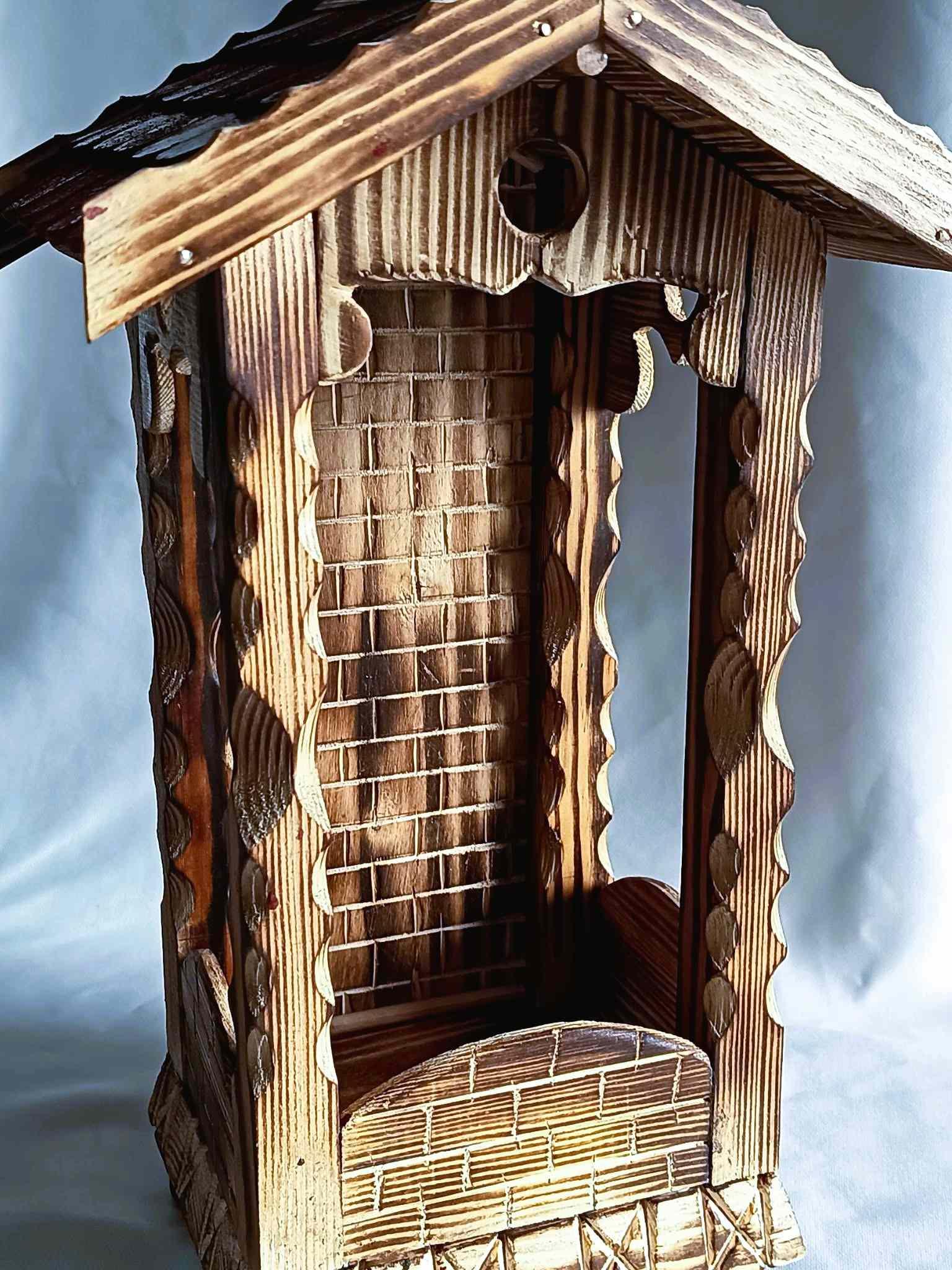 Unikatowa, rustykalna, drewniana kapliczka #5 / Unique, rustic wooden shrine #5 2