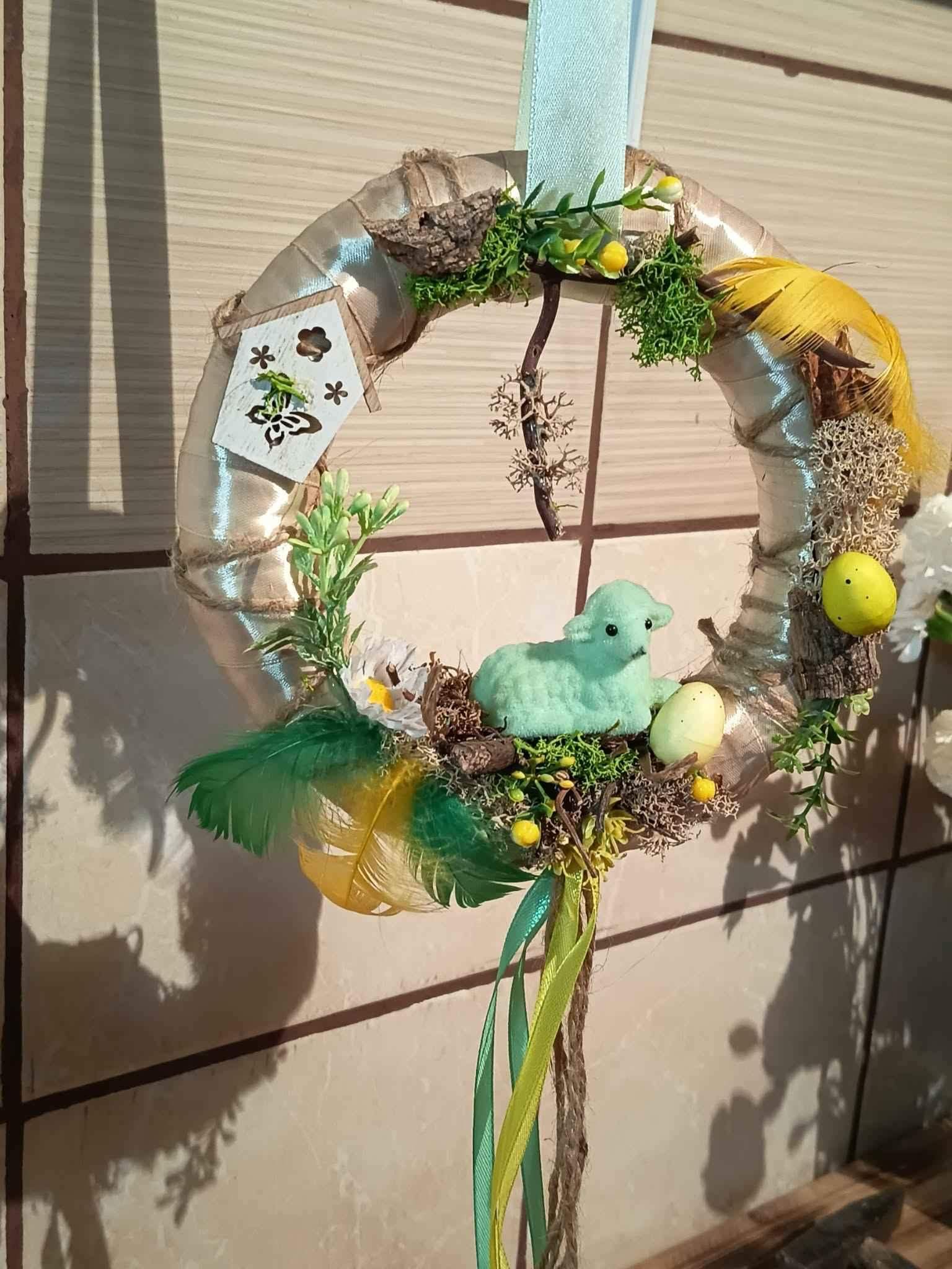 Wianek wielkanocny mały mix #DW004 3