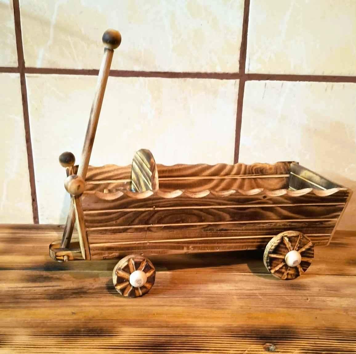 Drewniany wóz / Wooden wagon#RZD017 1