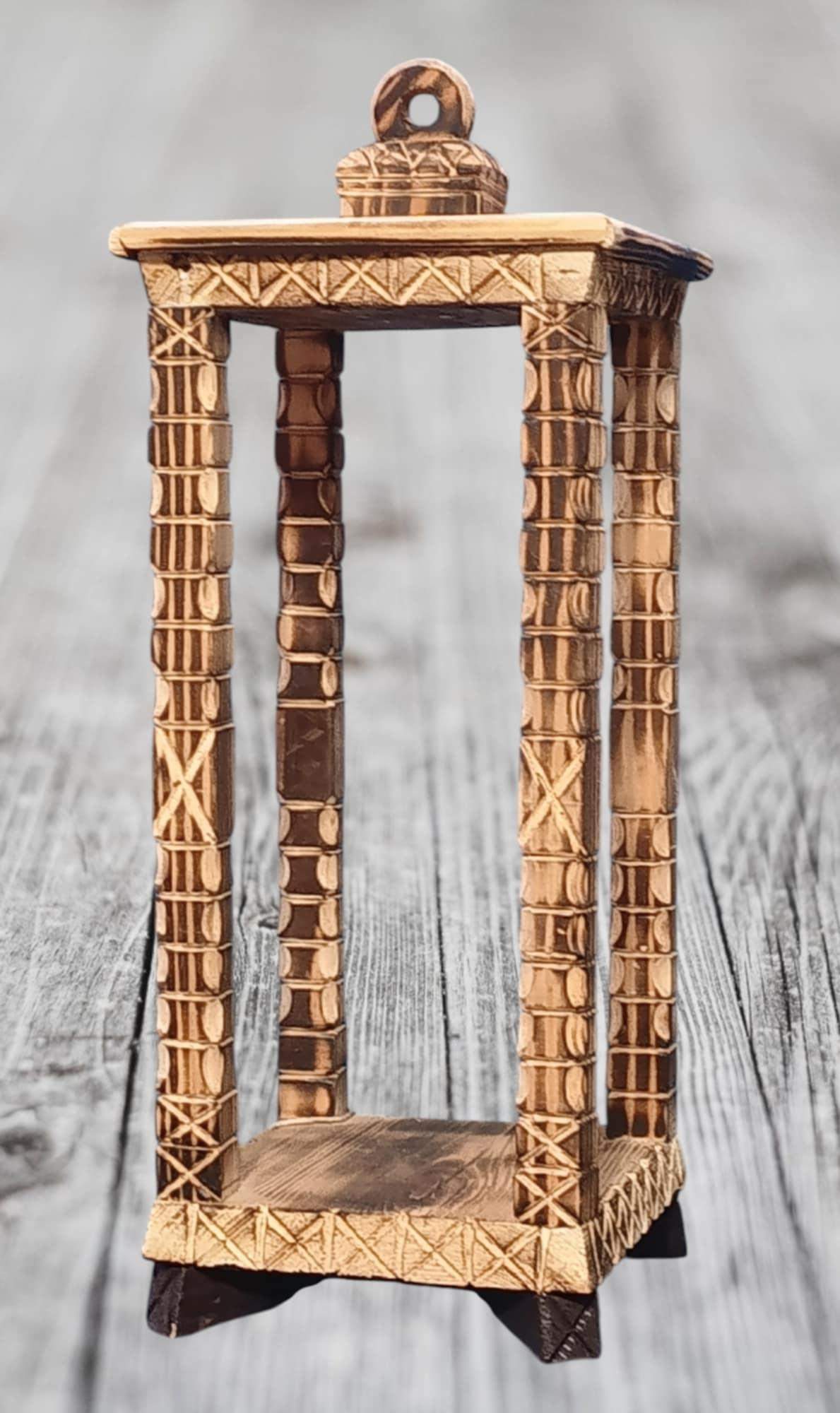 Drewniana latarnia - 1 1