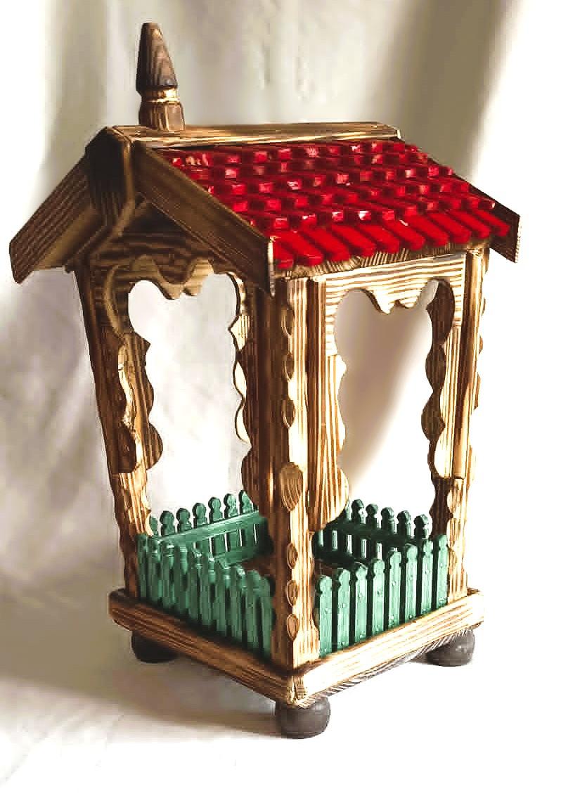 Unikalna, rustykalna kapliczka z drewna #11 / A unique, rustic wooden shrine #11 1