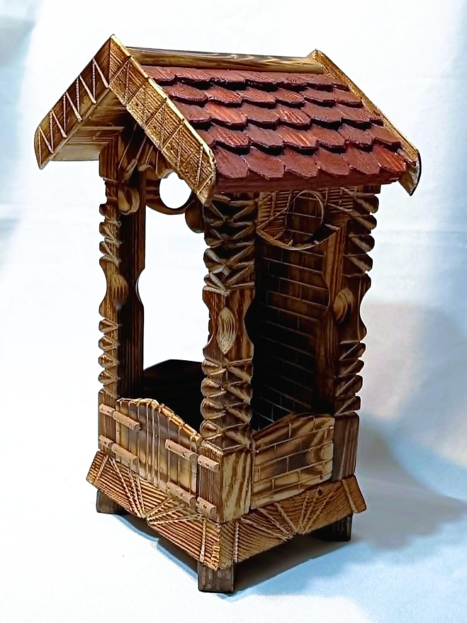 Drewniana, rustykalna kapliczka #2 / Wooden, rustic shrine #2 3