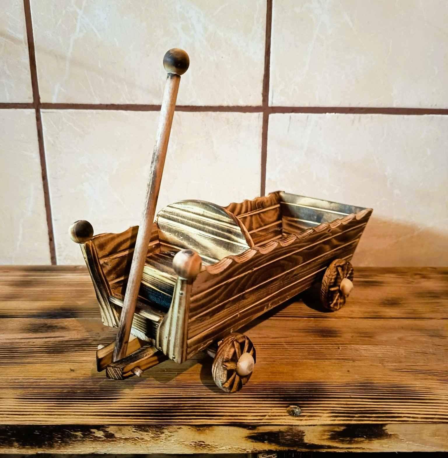 Drewniany wóz / Wooden wagon#RZD017 3