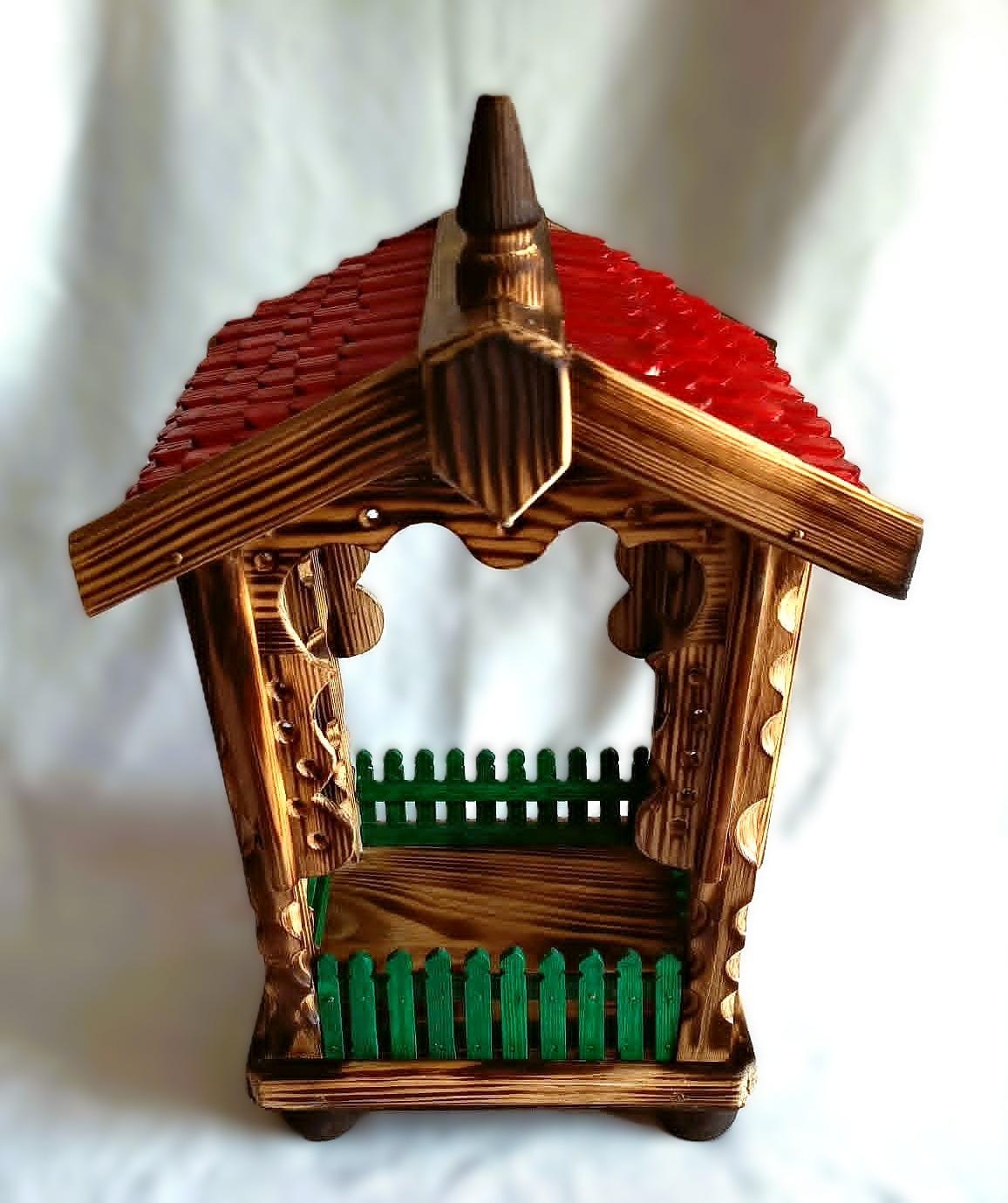 Unikalna, rustykalna kapliczka z drewna #11 / A unique, rustic wooden shrine #11 2