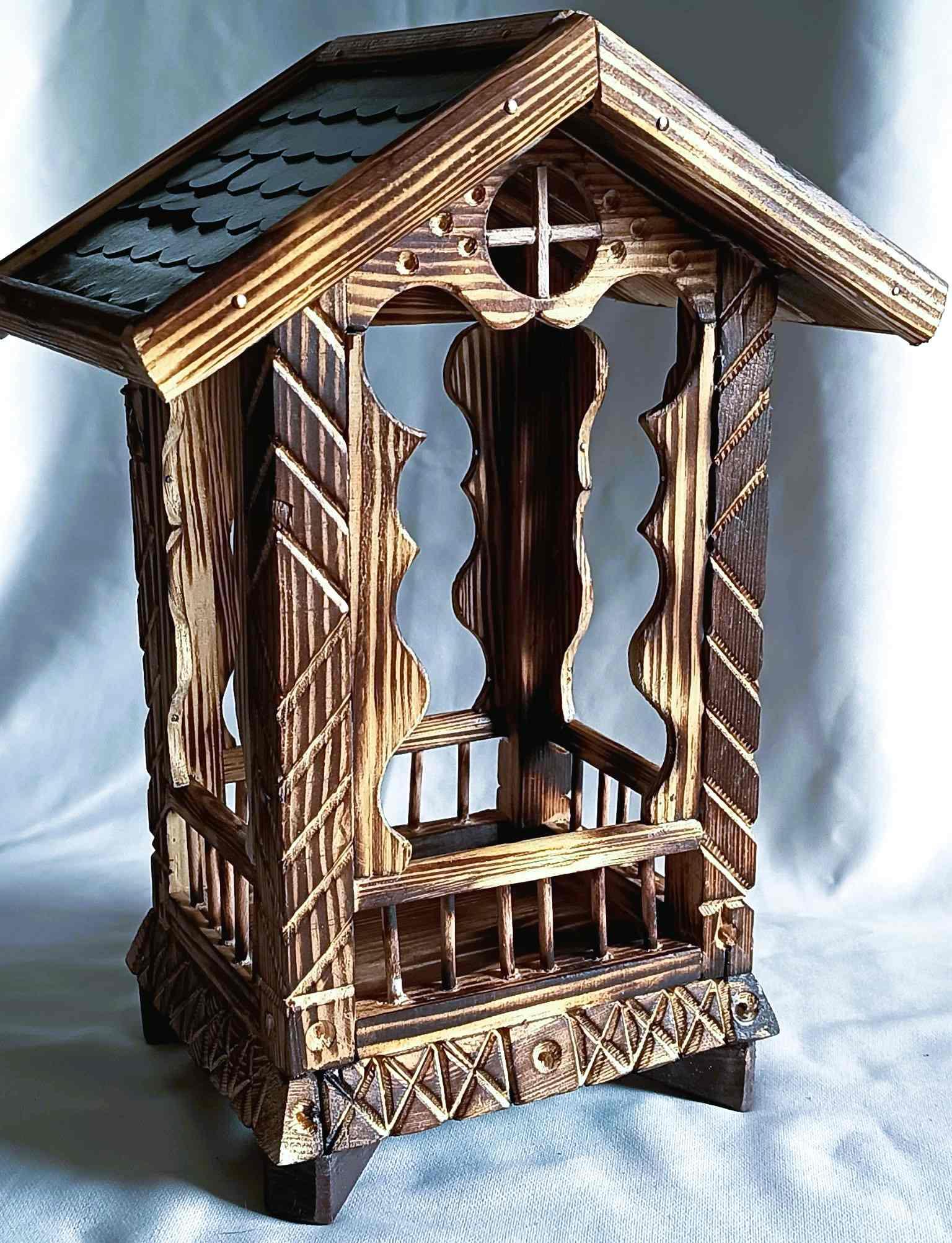 Unikalna, drewniana, rustykalna kapliczka #8 / A unique, rustic wooden shrine #8 0