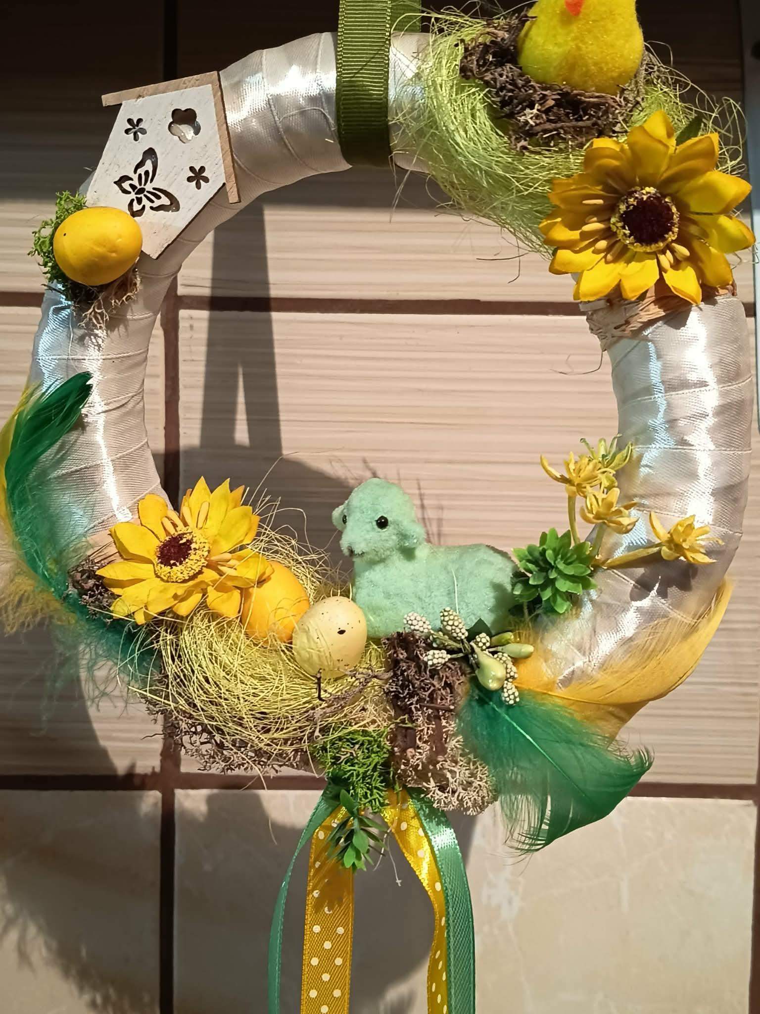 Wianek wielkanocny mały mix #DW005 1