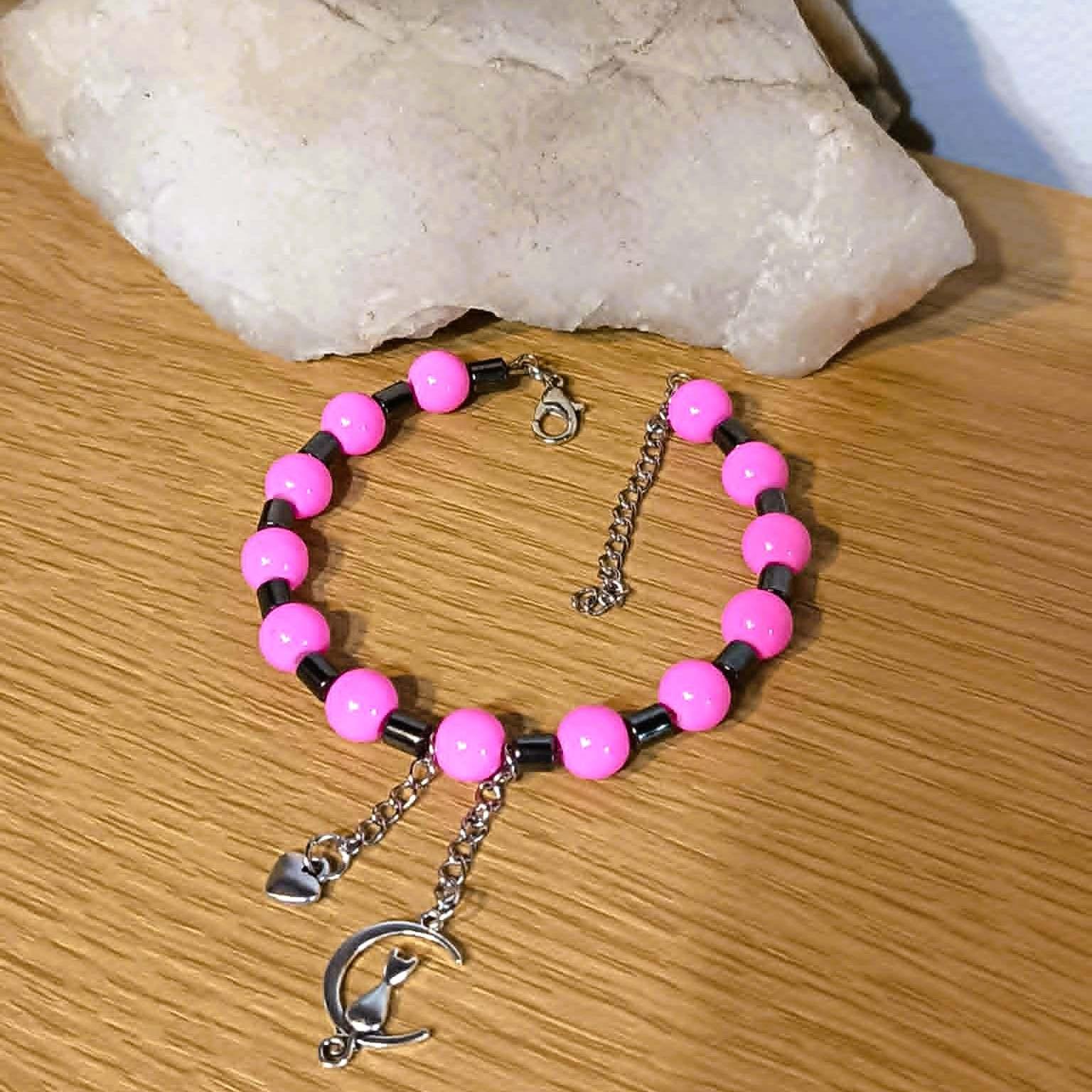 Bransoletka Różowy Moment / Pink Moment Bracelet BRH#029 2