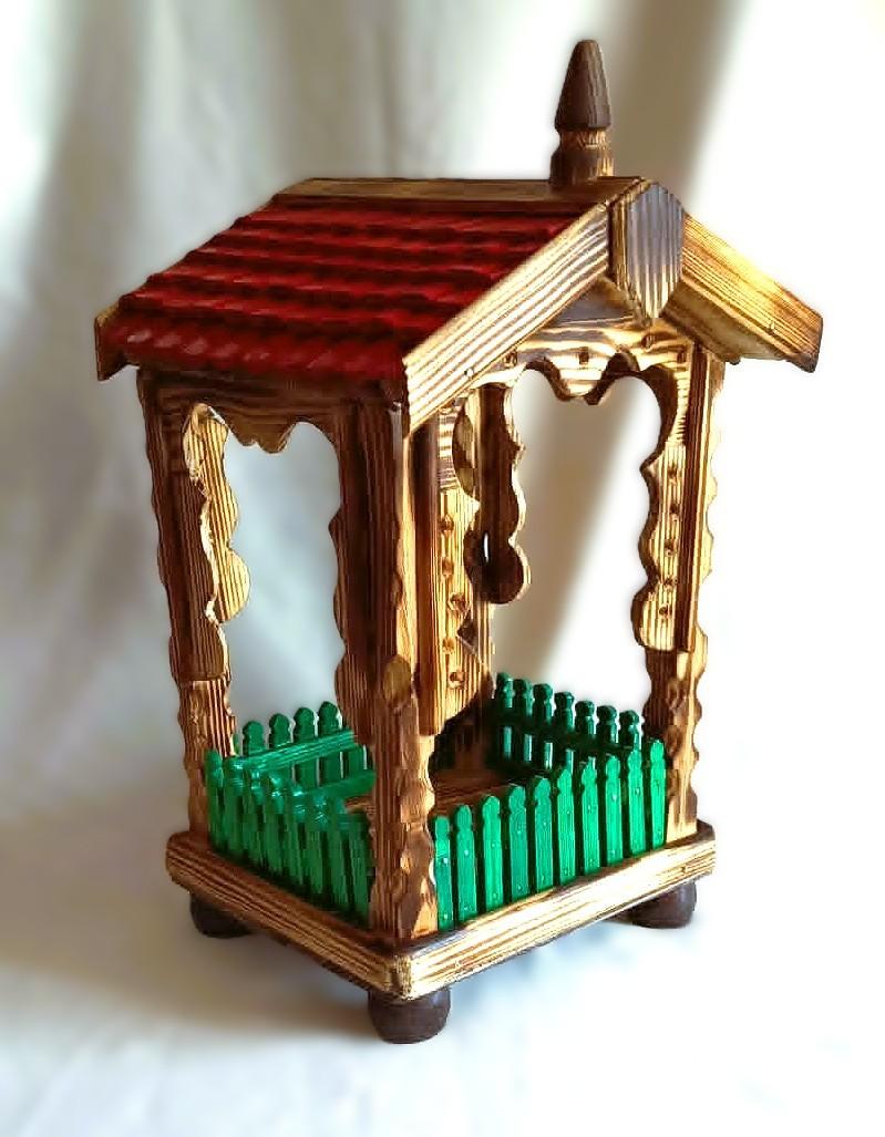 Unikalna, rustykalna kapliczka z drewna #11 / A unique, rustic wooden shrine #11 3