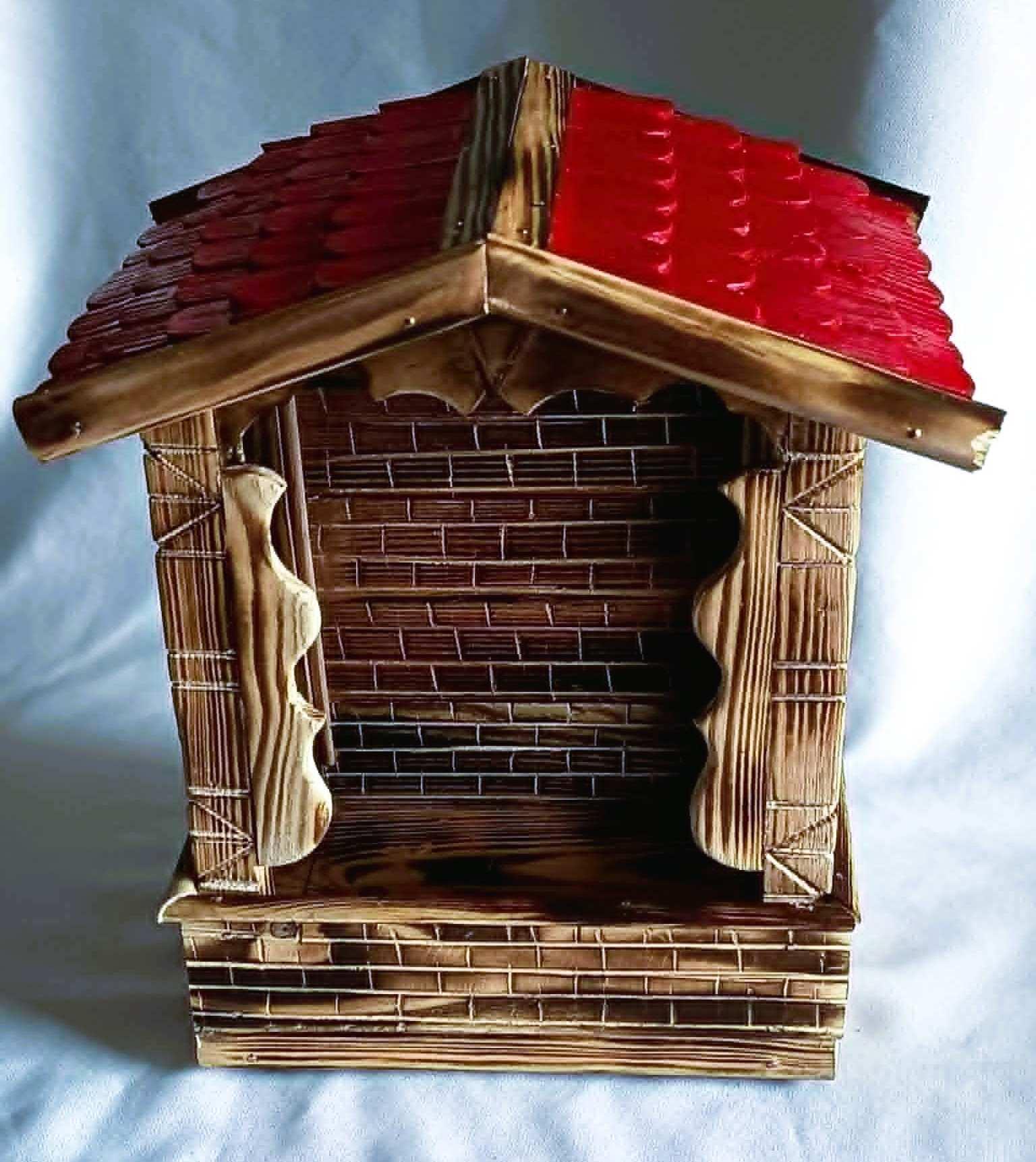 Rustykalna kapliczka z drewna #9 / Rustic wooden shrine #9 1