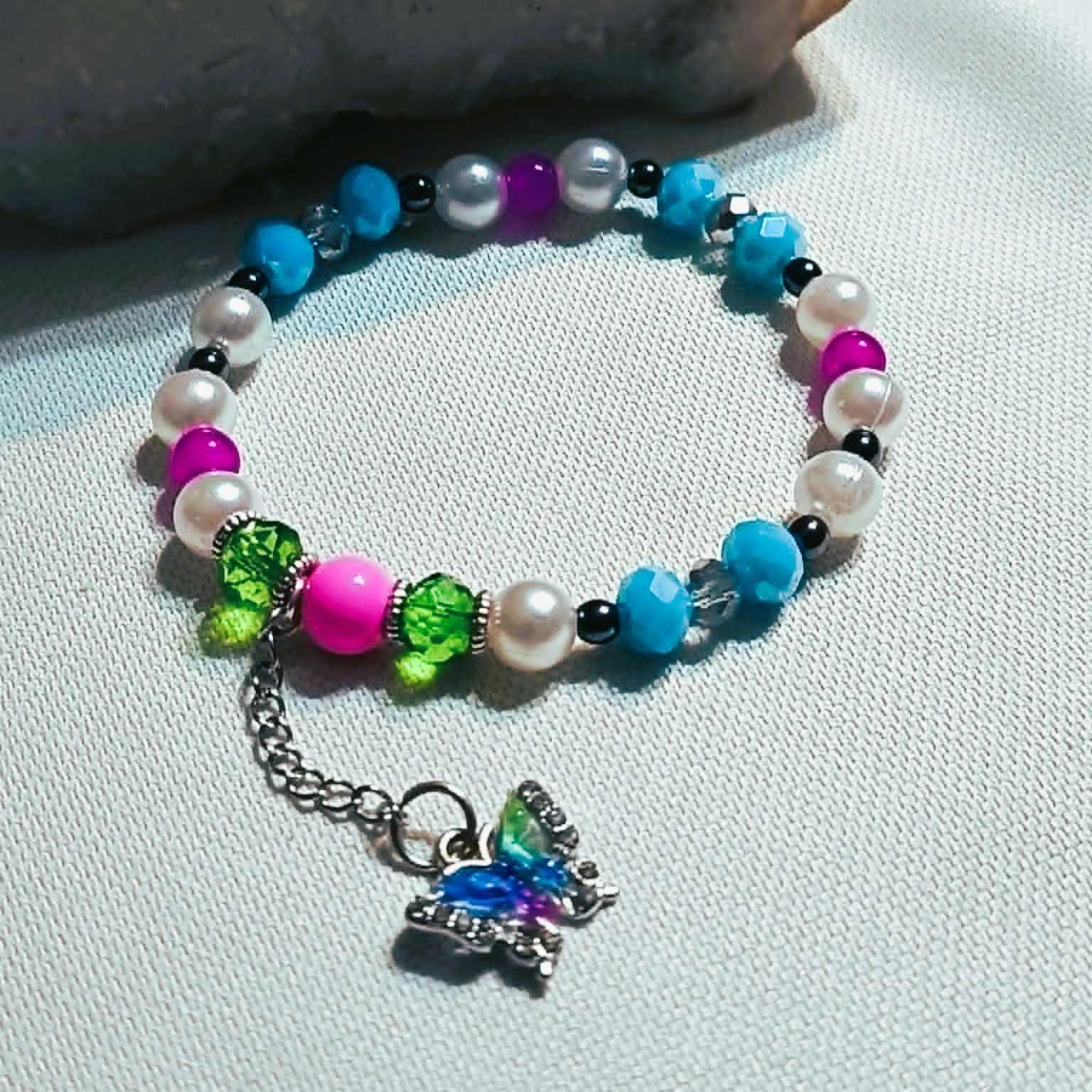 Bransoletka z motylkiem / Butterfly bracelet BRH#023 3