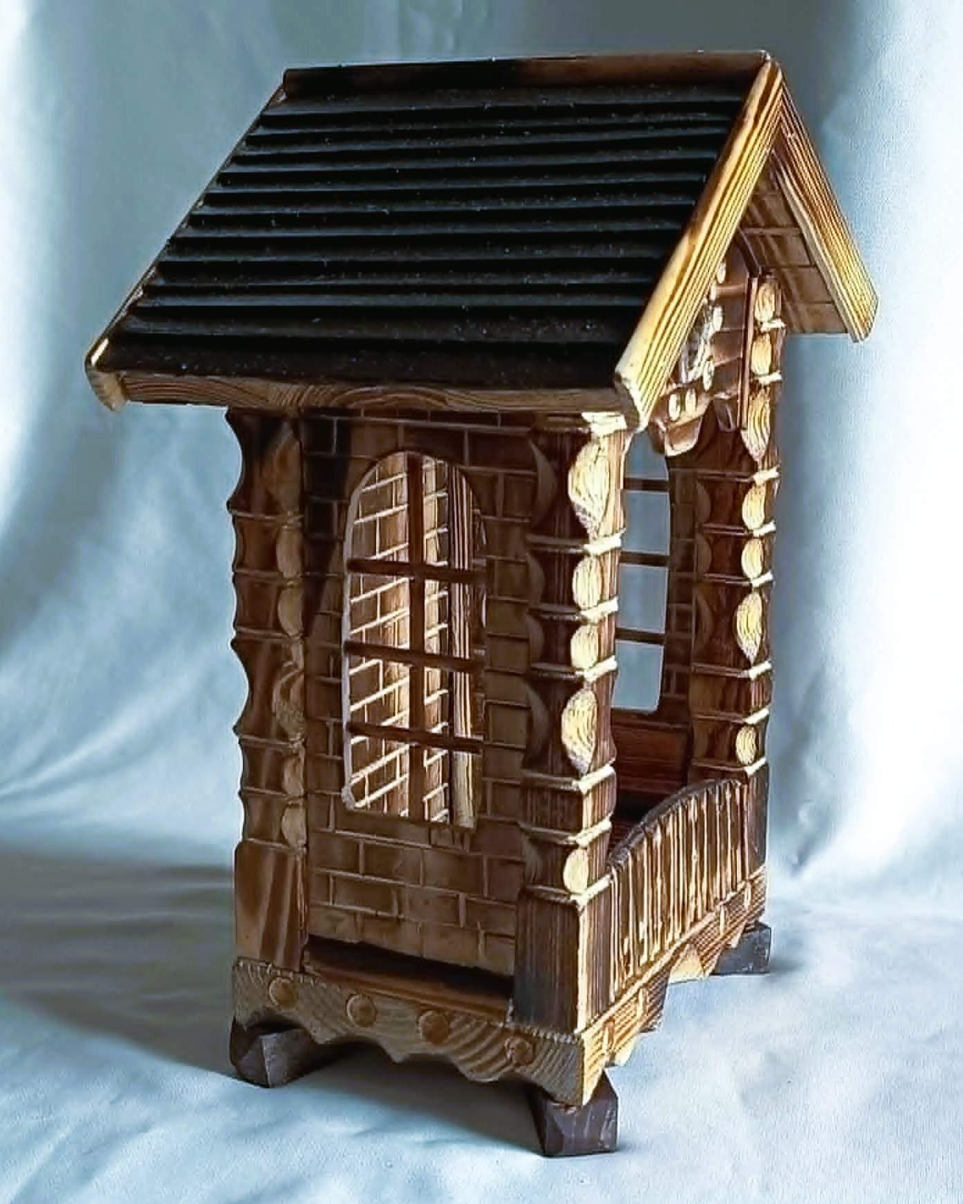 Drewniana, rustykalna kapliczka z oknami #3 / Wooden, rustic shrine with windows #3 0