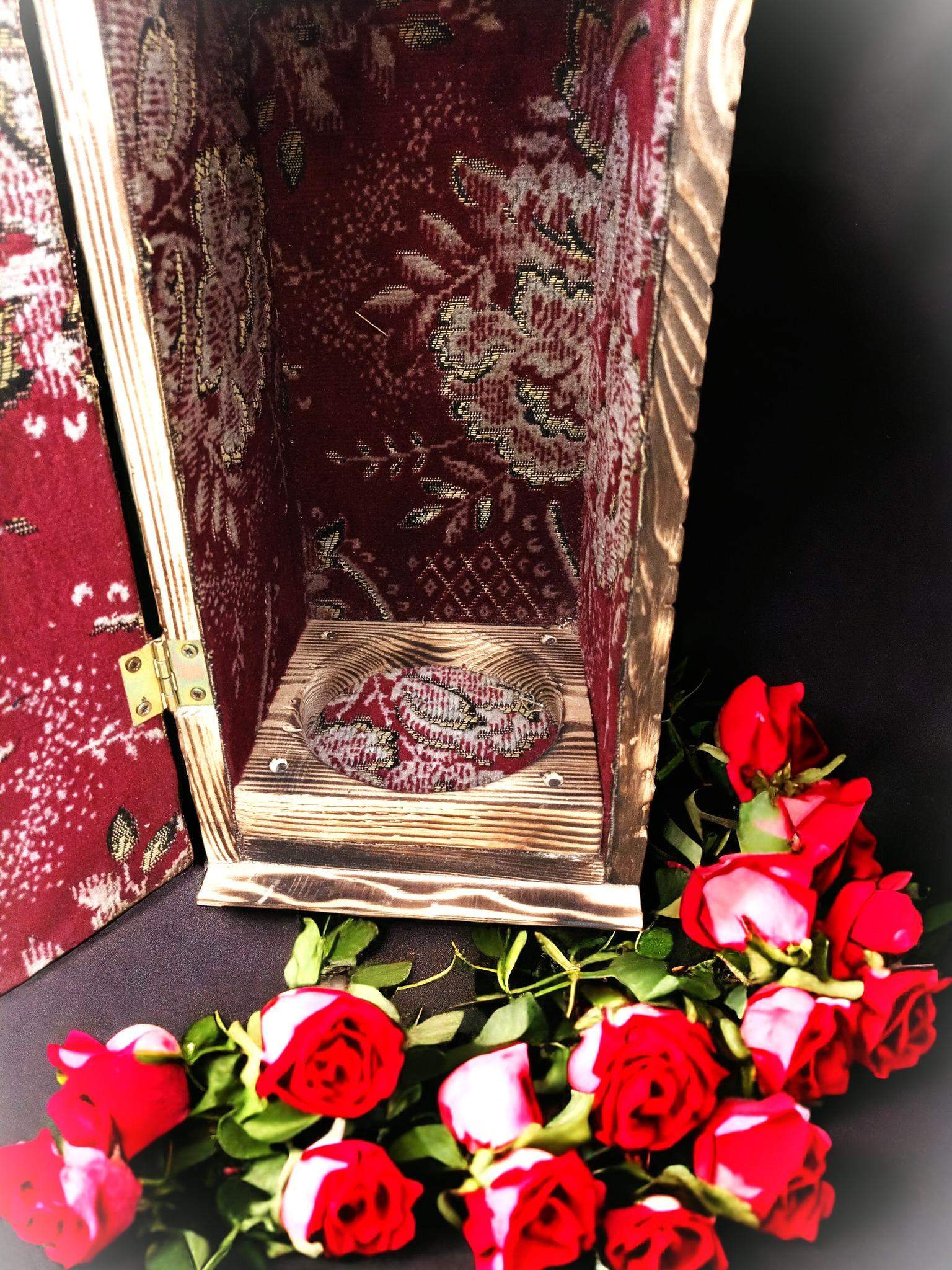Drewniana skrzynka na Wino / Wooden wine box #RZD004 3