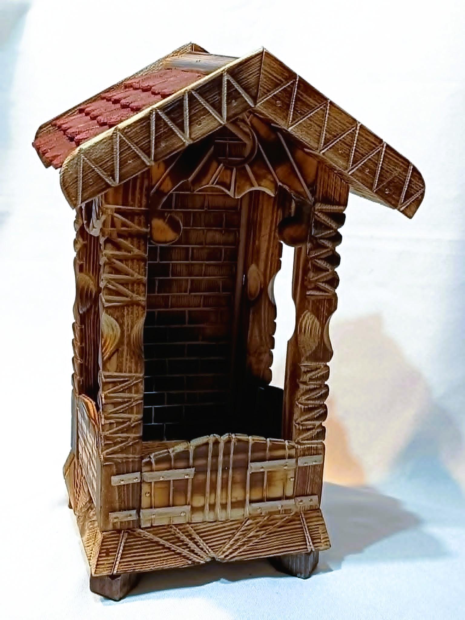Drewniana, rustykalna kapliczka #2 / Wooden, rustic shrine #2 5