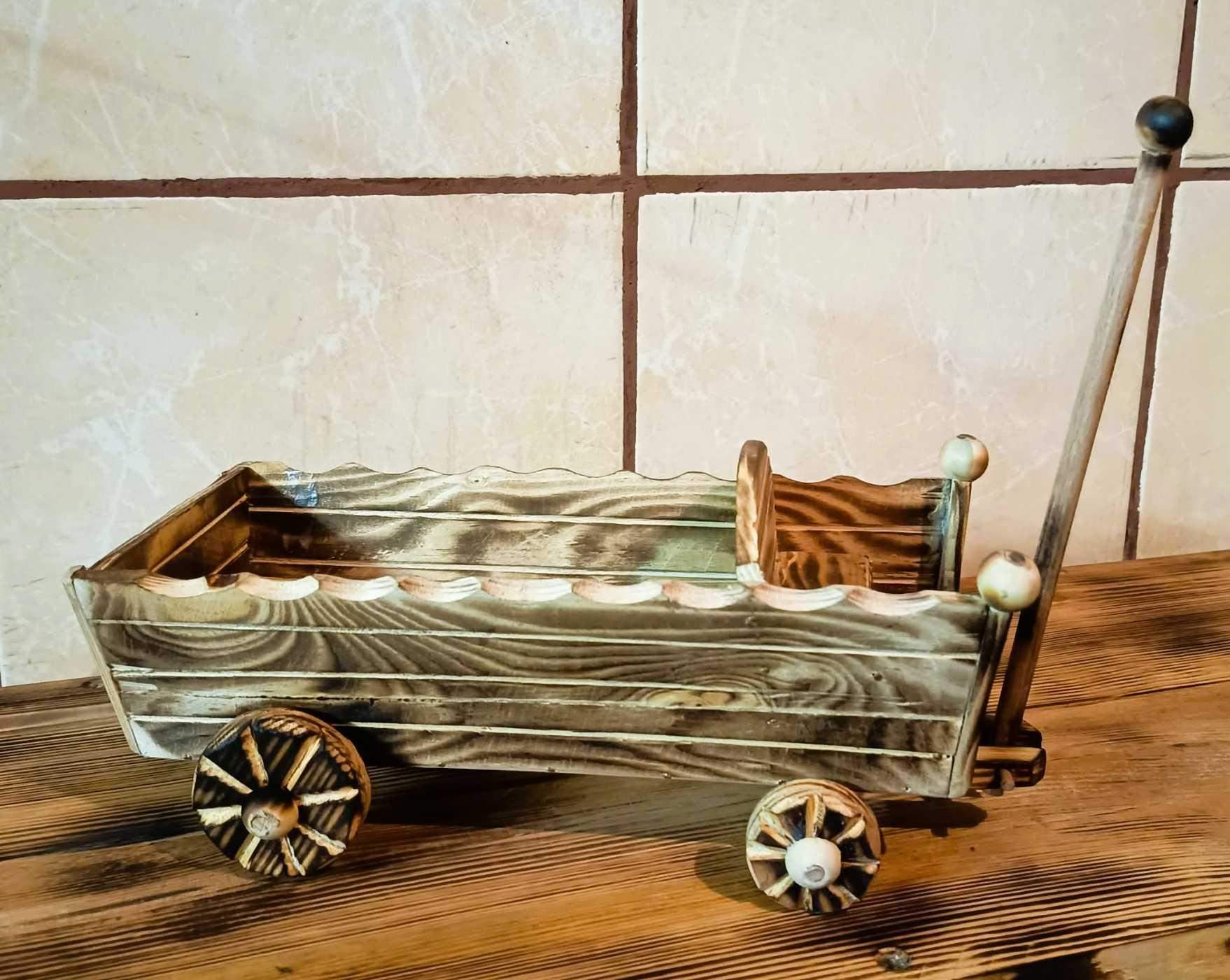 Drewniany wóz / Wooden wagon#RZD017 6