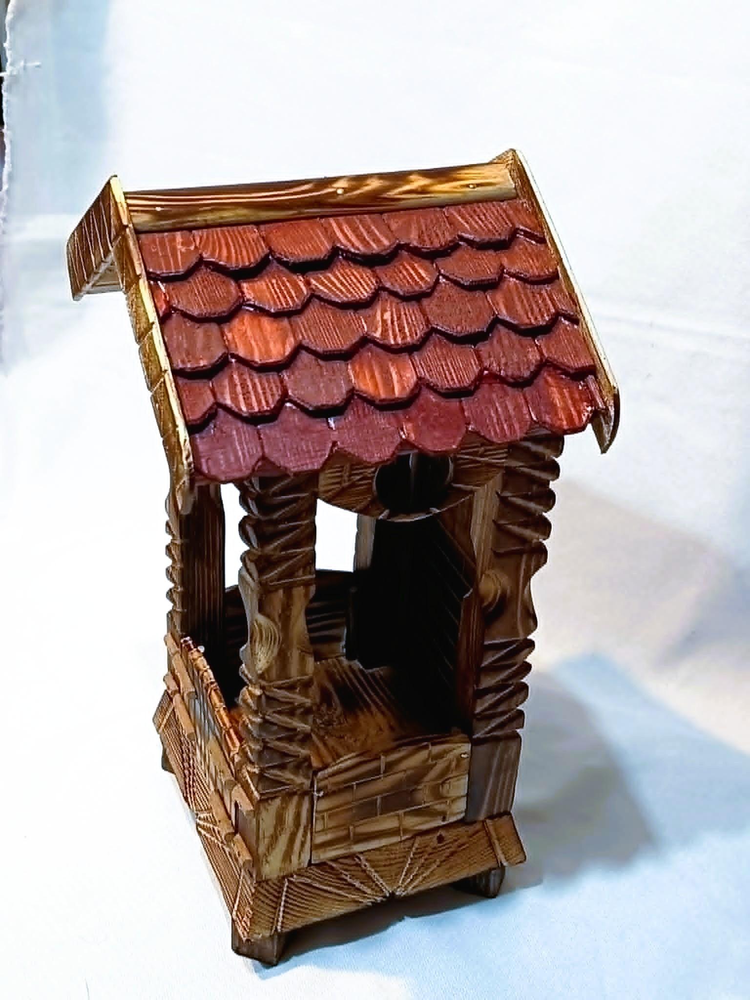 Drewniana, rustykalna kapliczka #2 / Wooden, rustic shrine #2 1