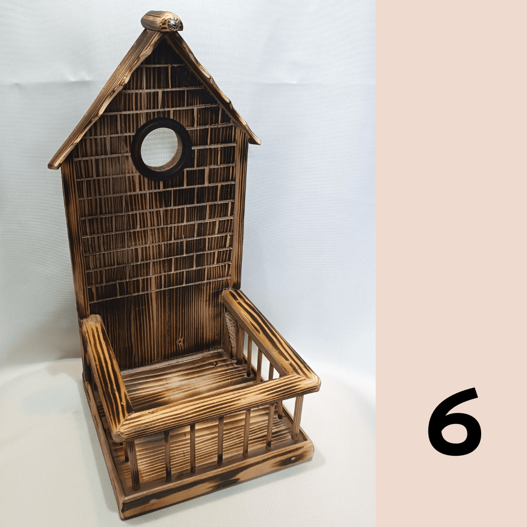 Skrzyneczka na kwiatek. Mix wzorów / Wooden flower box. Assorted designs #RZD005 - 13 4