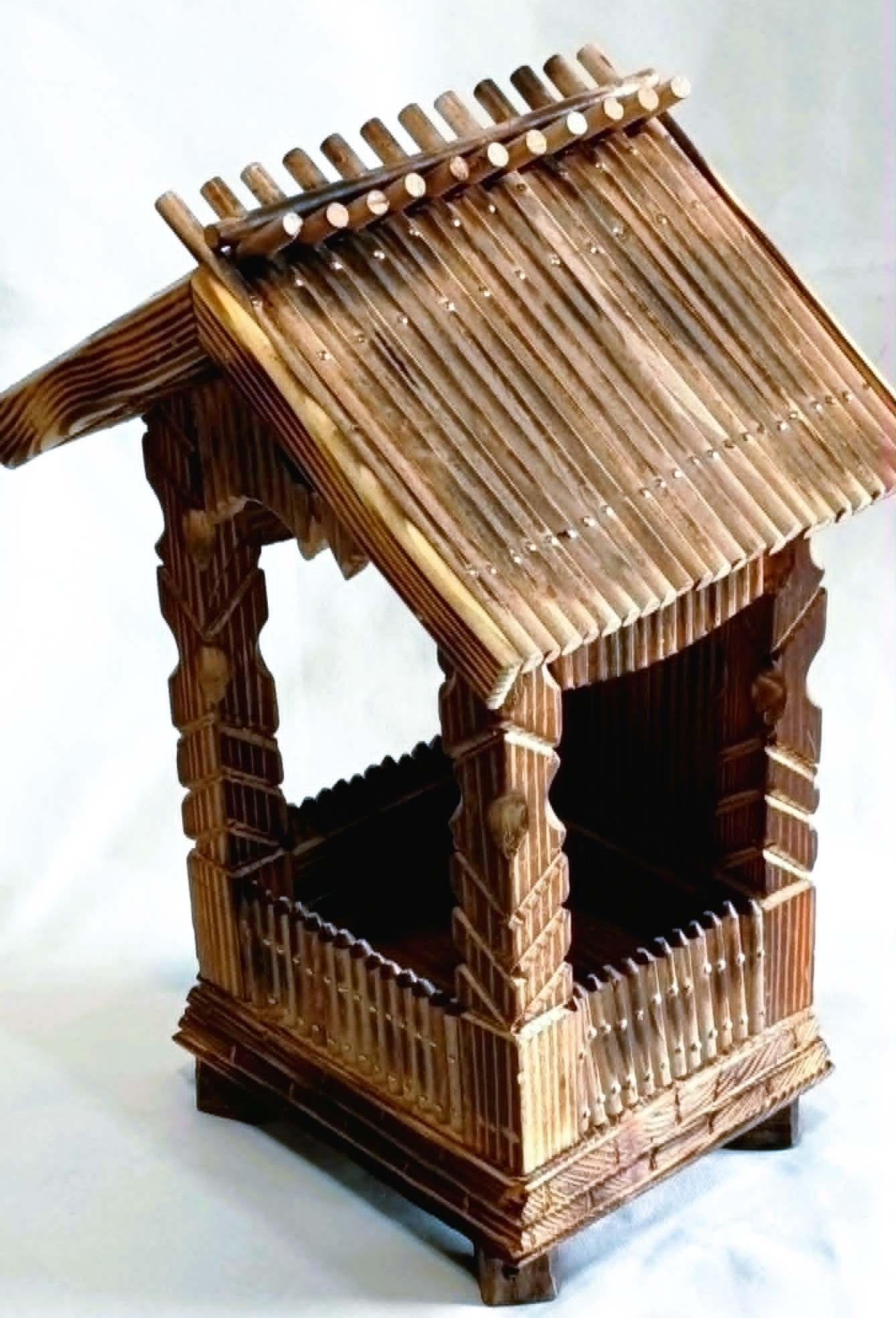 Rustykalna, drewniana kapliczka #1 / Rustic wooden shrine #1 5