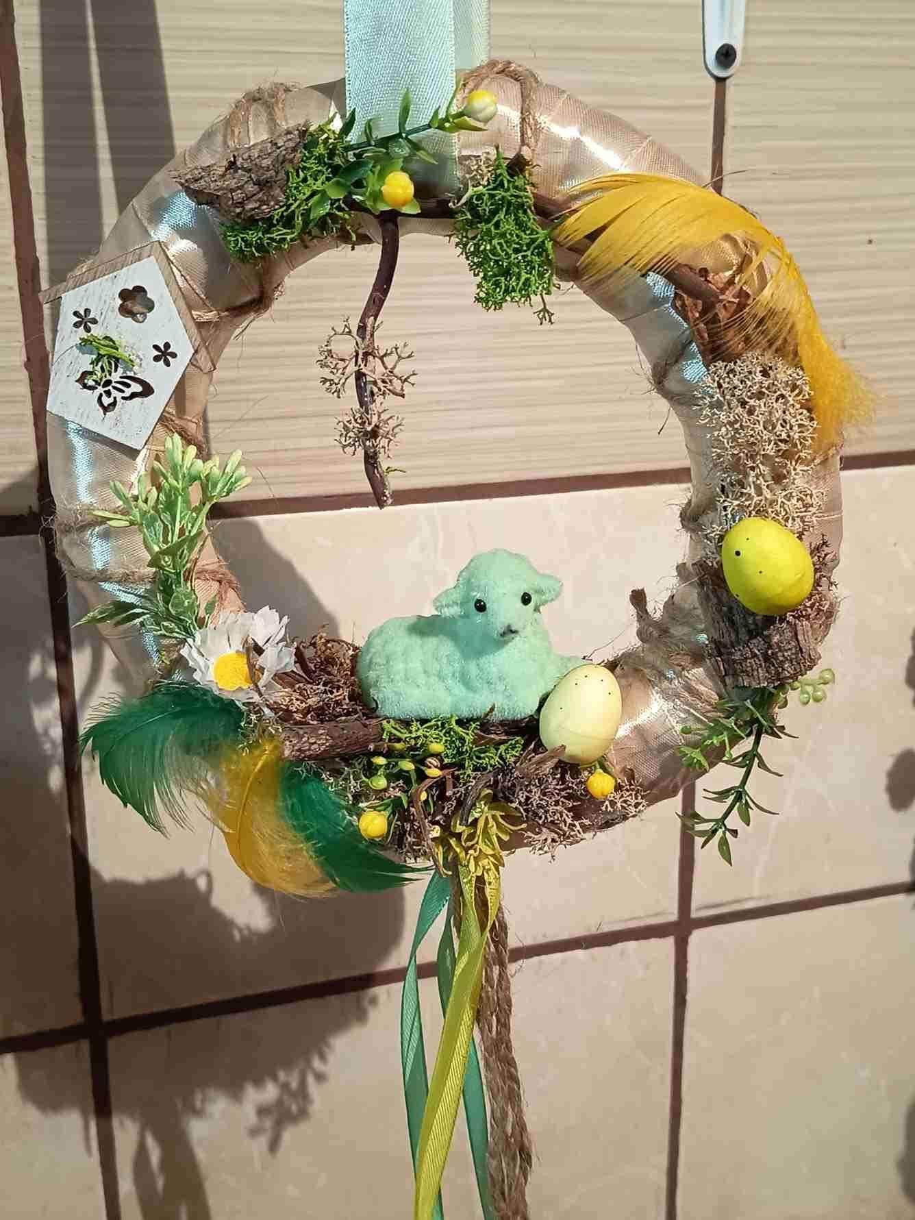 Wianek wielkanocny mały mix #DW004 2