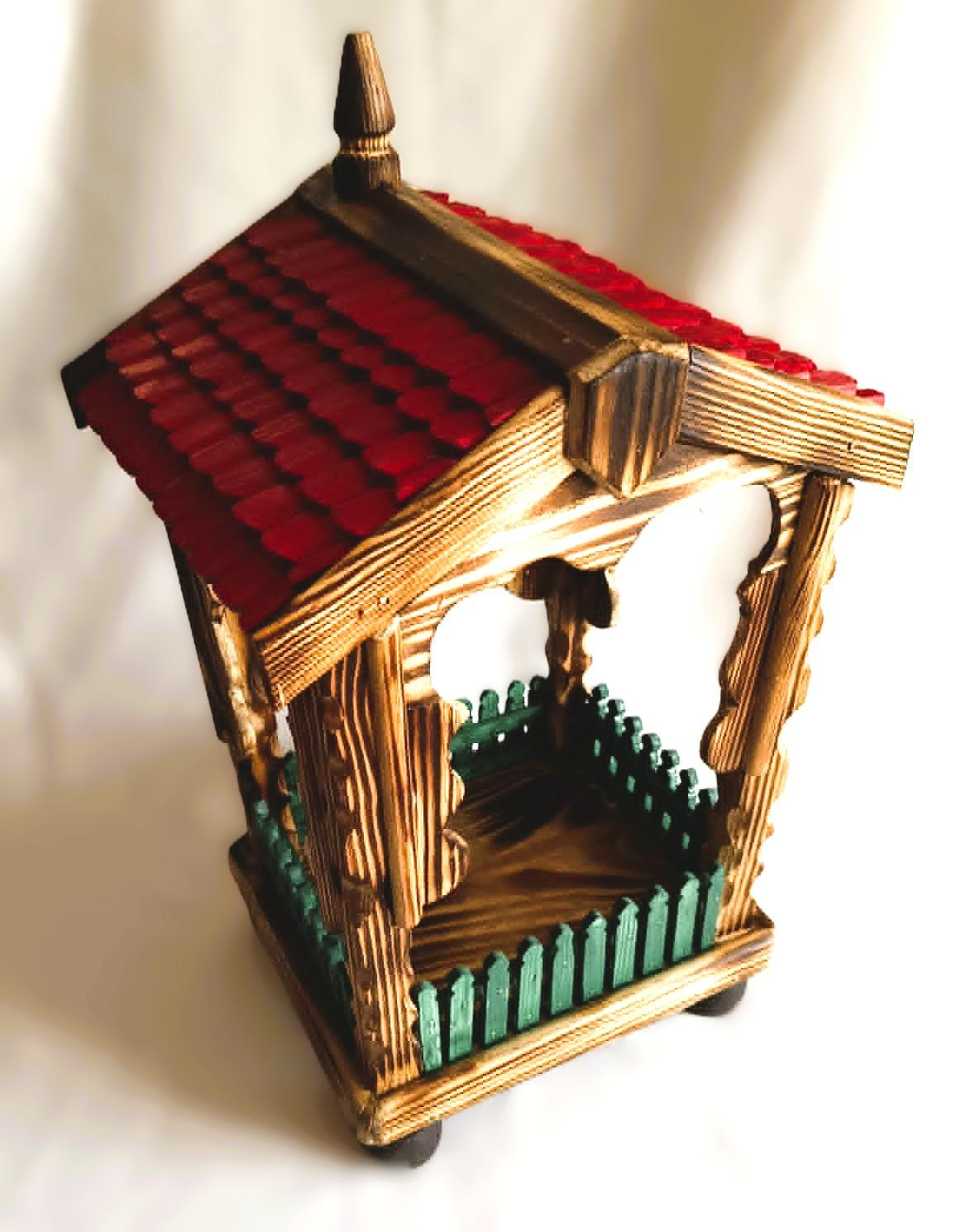 Unikalna, rustykalna kapliczka z drewna #11 / A unique, rustic wooden shrine #11 6