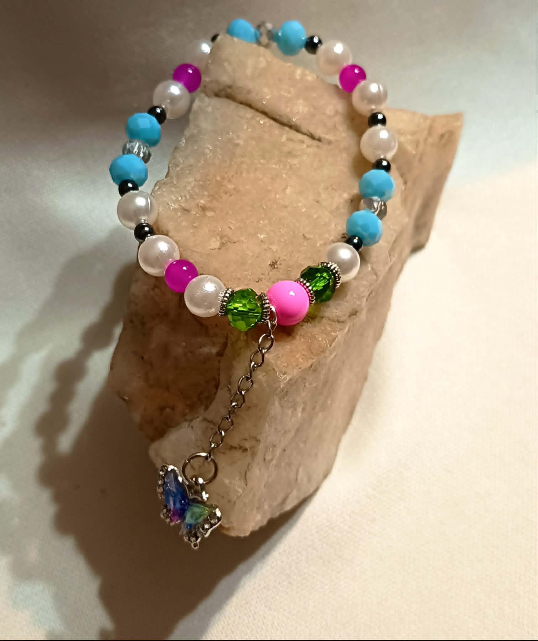 Bransoletka z motylkiem / Butterfly bracelet BRH#023 4