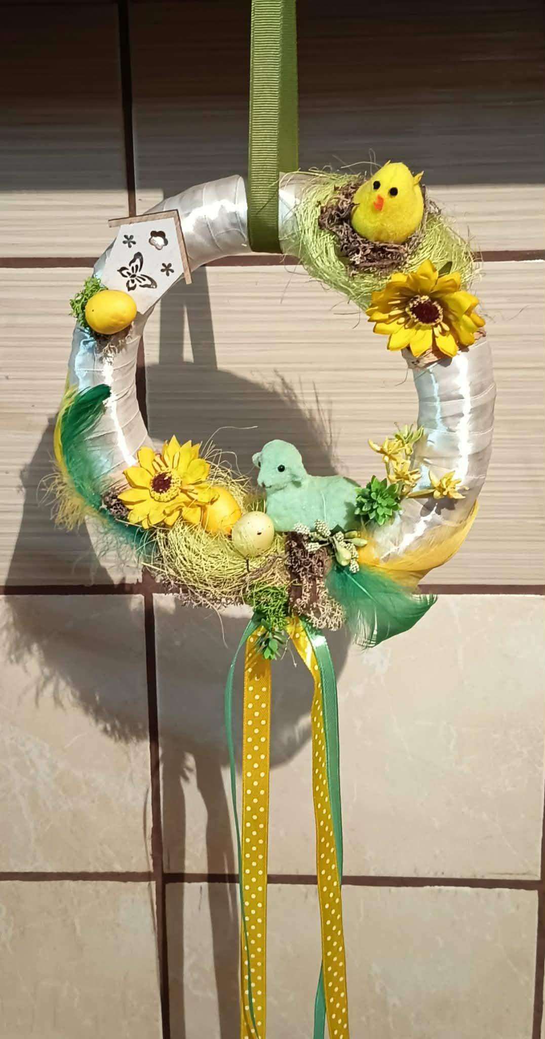 Wianek wielkanocny mały mix #DW005 0