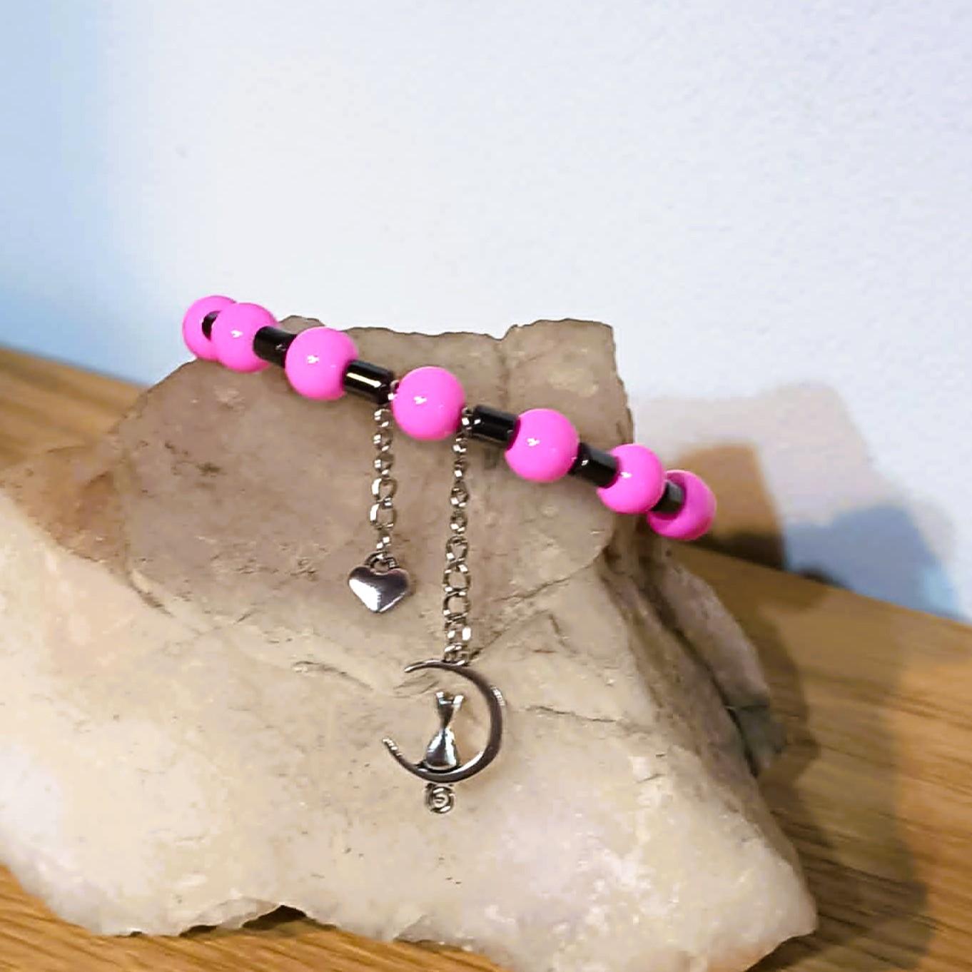 Bransoletka Różowy Moment / Pink Moment Bracelet BRH#029 3