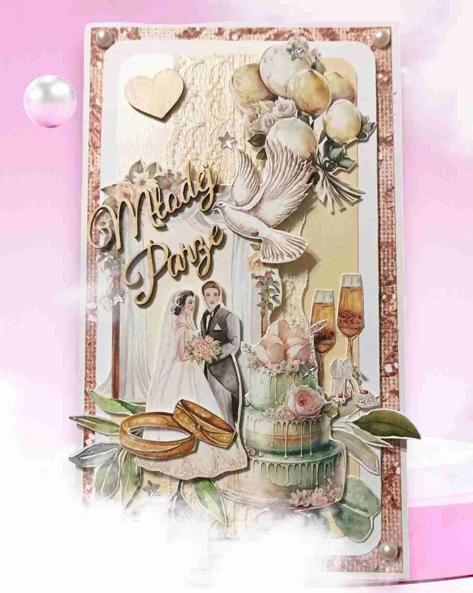 Wyjątkowa kartka ślubna dla Młodej Pary 0