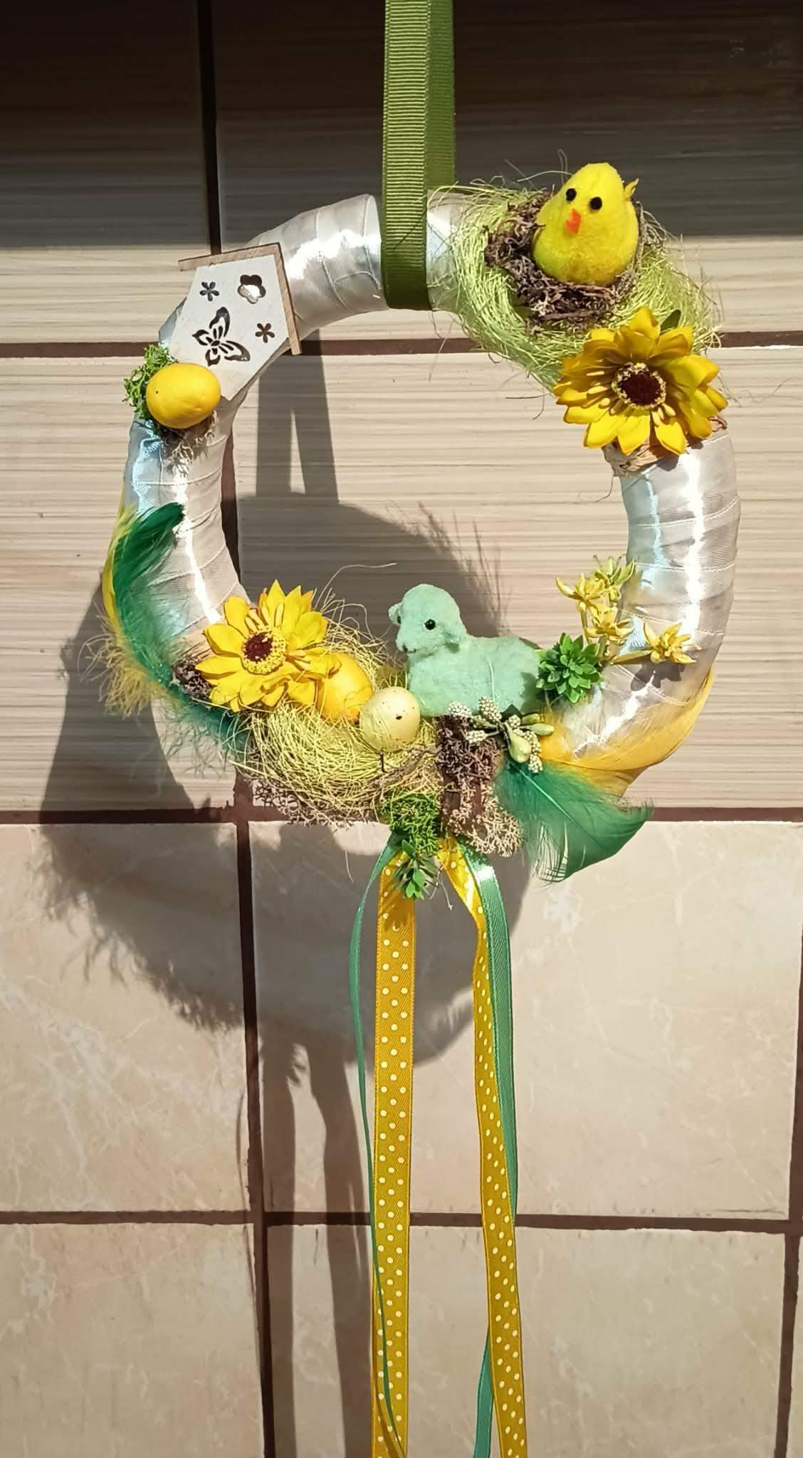 Wianek wielkanocny mały mix #DW005 3