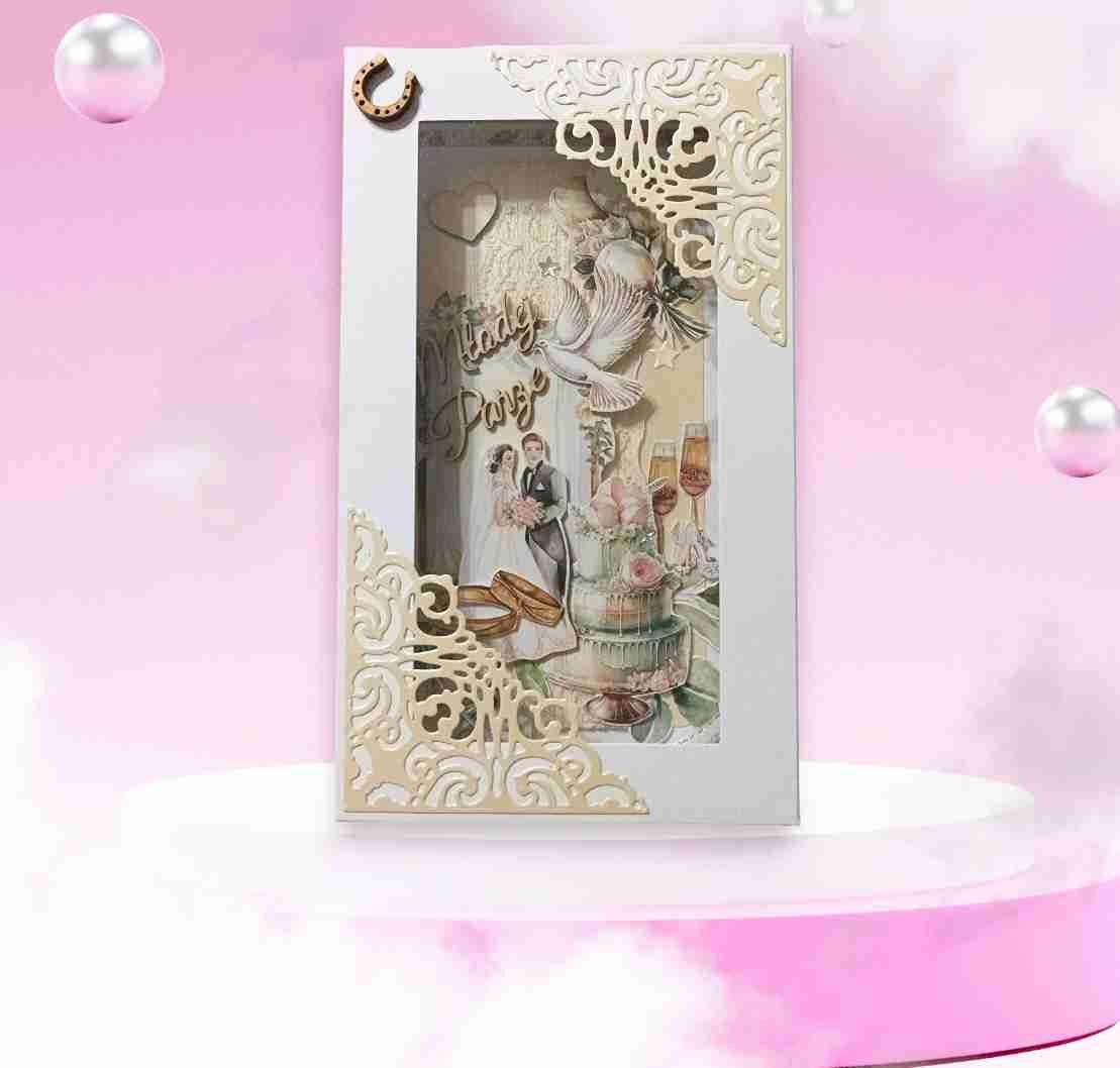 Wyjątkowa kartka ślubna dla Młodej Pary 2