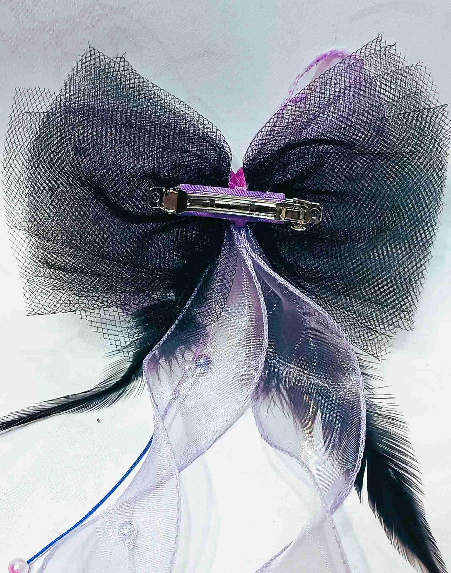 Bajkowa kokarda Liliowa Fantazja / Fairytale Bow: Lilac Fantasy K-6 4
