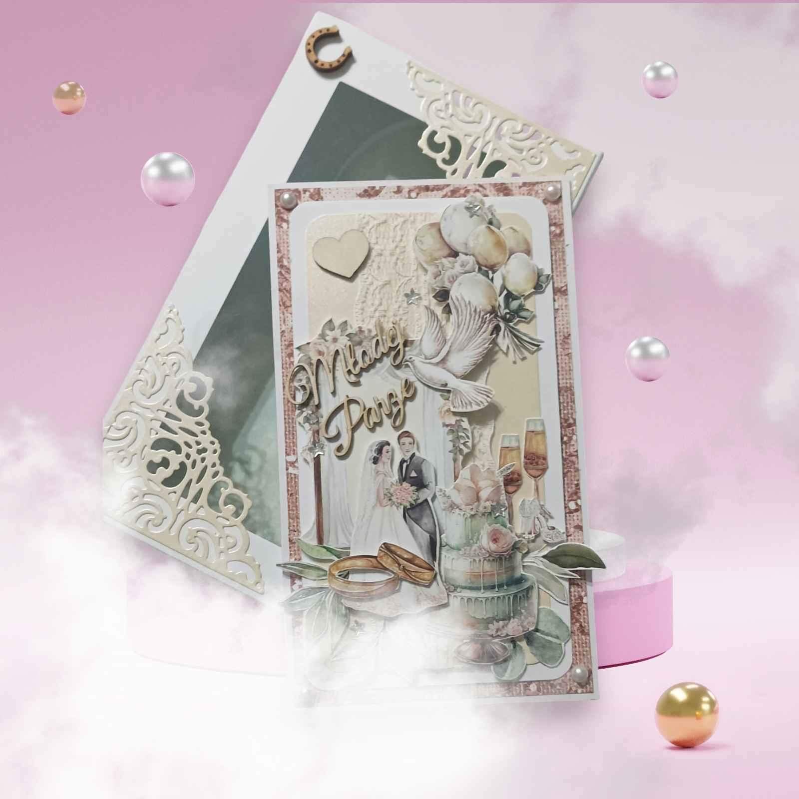 Wyjątkowa kartka ślubna dla Młodej Pary 5