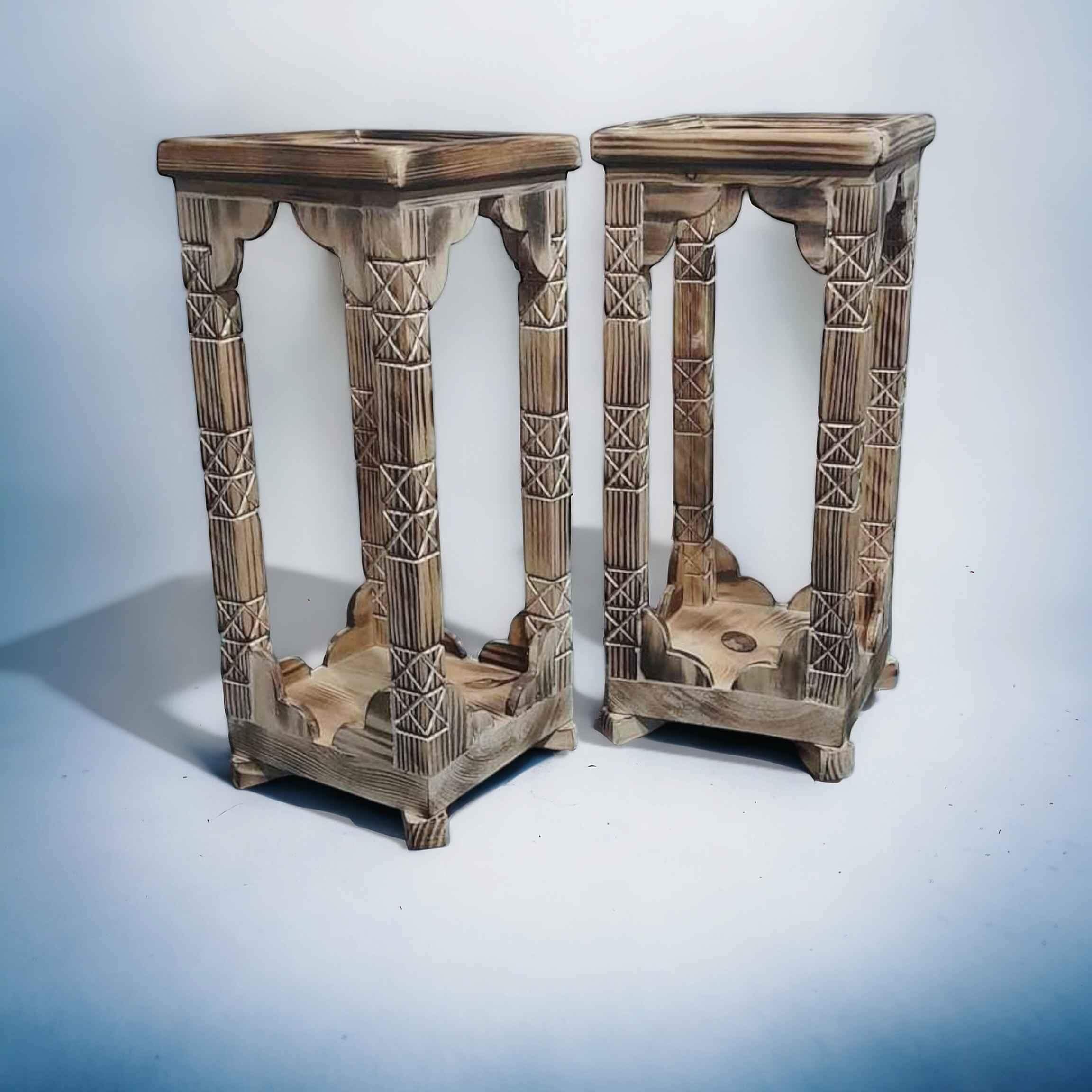 Otwarta, drewniana latarnia "2" 4