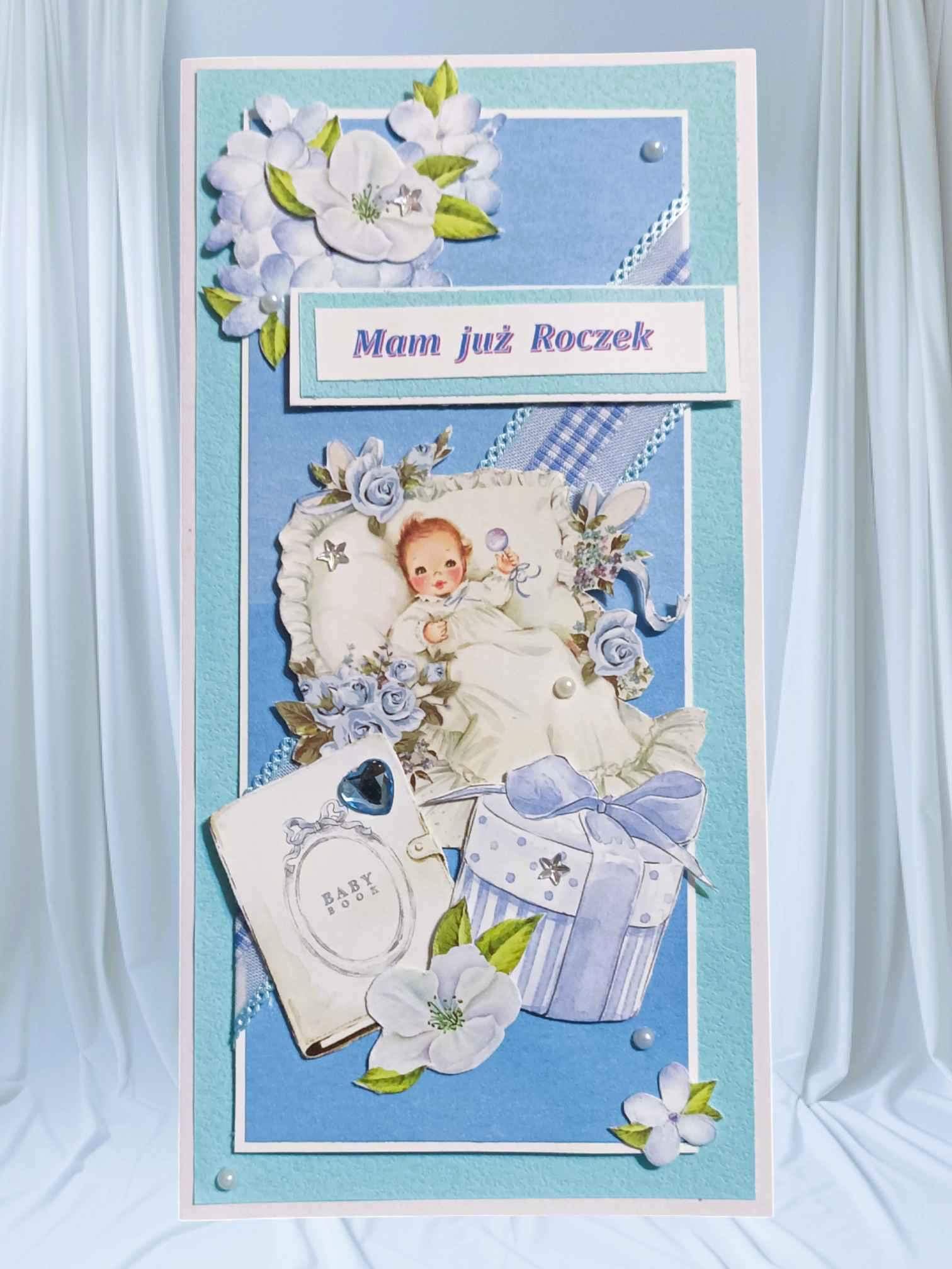 Kartka "Mam już Roczek" - dla chłopca 0