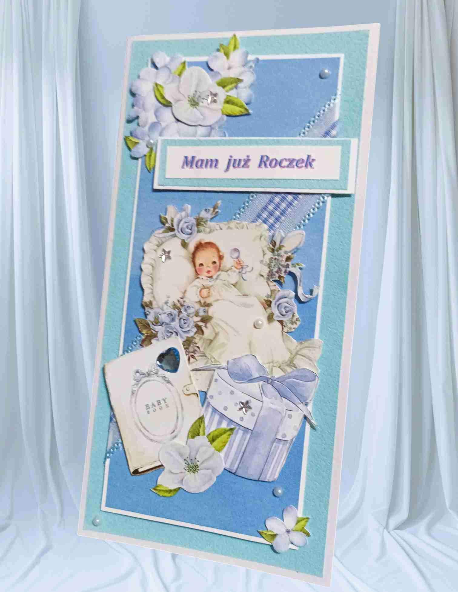 Kartka "Mam już Roczek" - dla chłopca 4